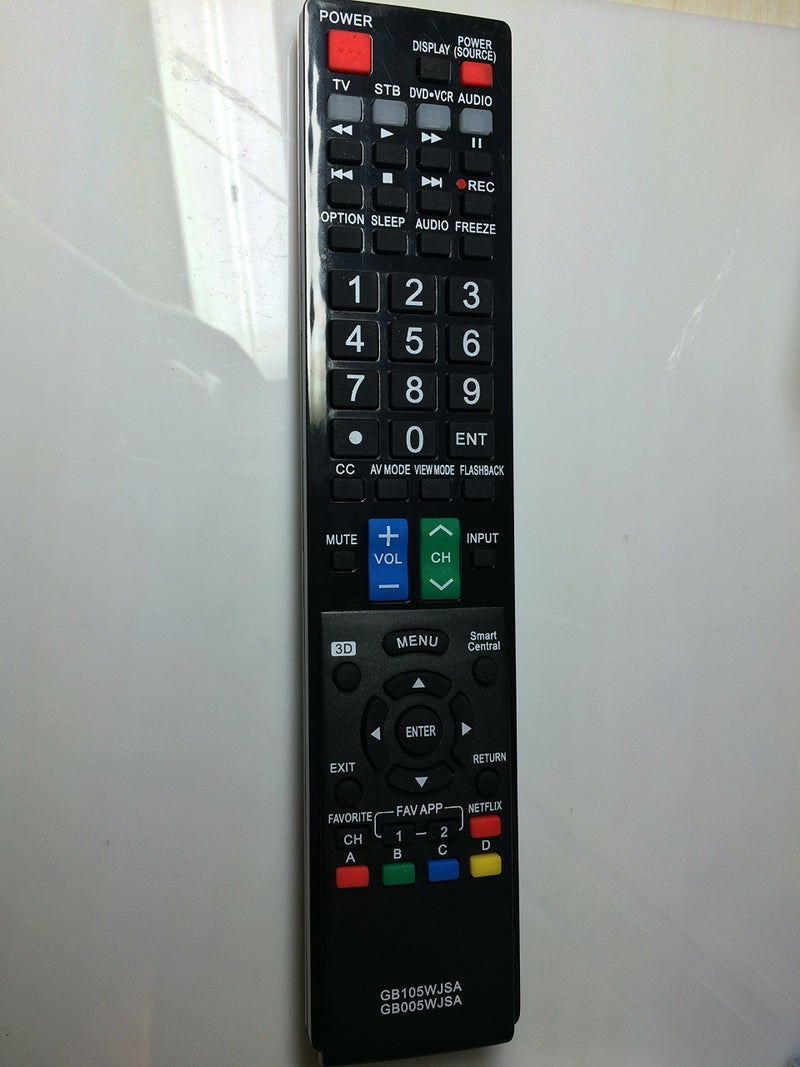 Beyution New Sharp GB005WJSA GB105WJSA Replace Remote Control fit for Sharp LC-60LE745U LC-60C8470U LC-70C8470U LC-60LE847U LC-60LE845U LC-60C7450U LC-90LE745U LC-70LE847U LC-80LE844U RRMCGB005WJSA TV - Image 2
